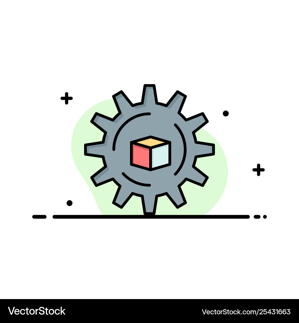Automated data solution science business logo Automated data solution science business logo vector image