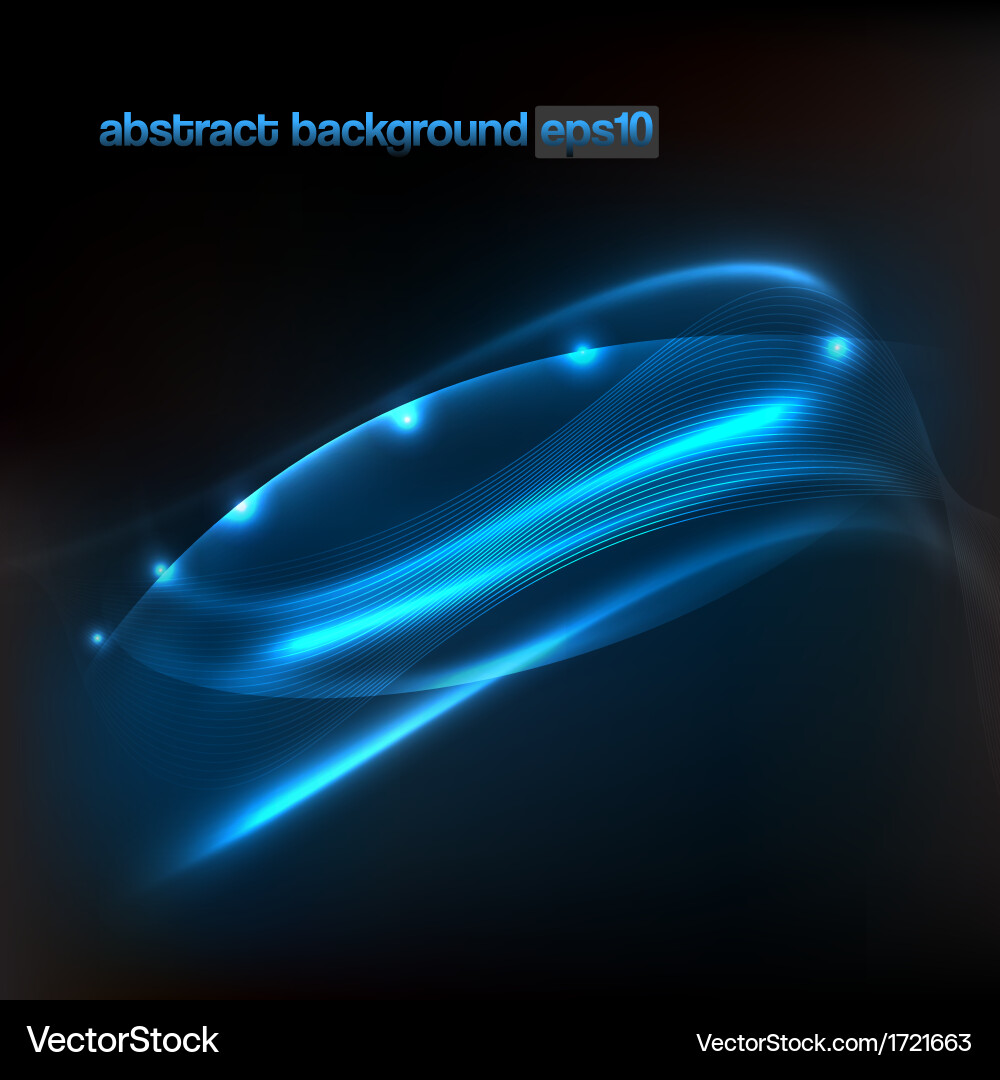 Background with abstract flowing lines vector image
