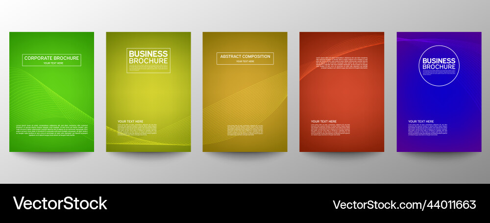 Cover geometric minimal set abstract line pattern Cover geometric minimal set abstract line pattern vector image