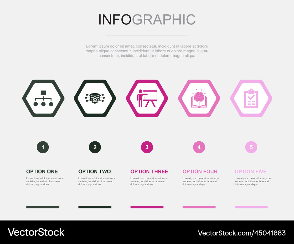 Deep learning icons infographic design template – Royalty-Free Vector ...