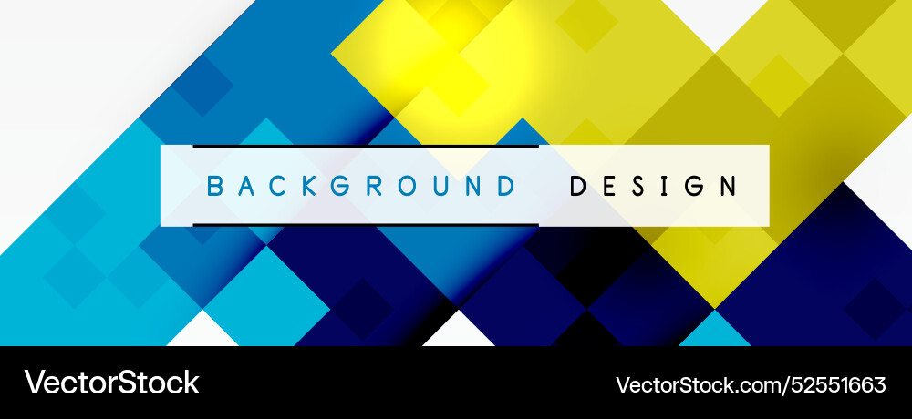 Dynamic Colorful Square Background vector image