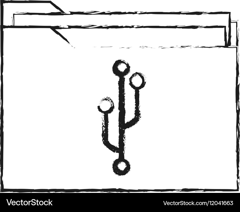 Isolated file design vector image