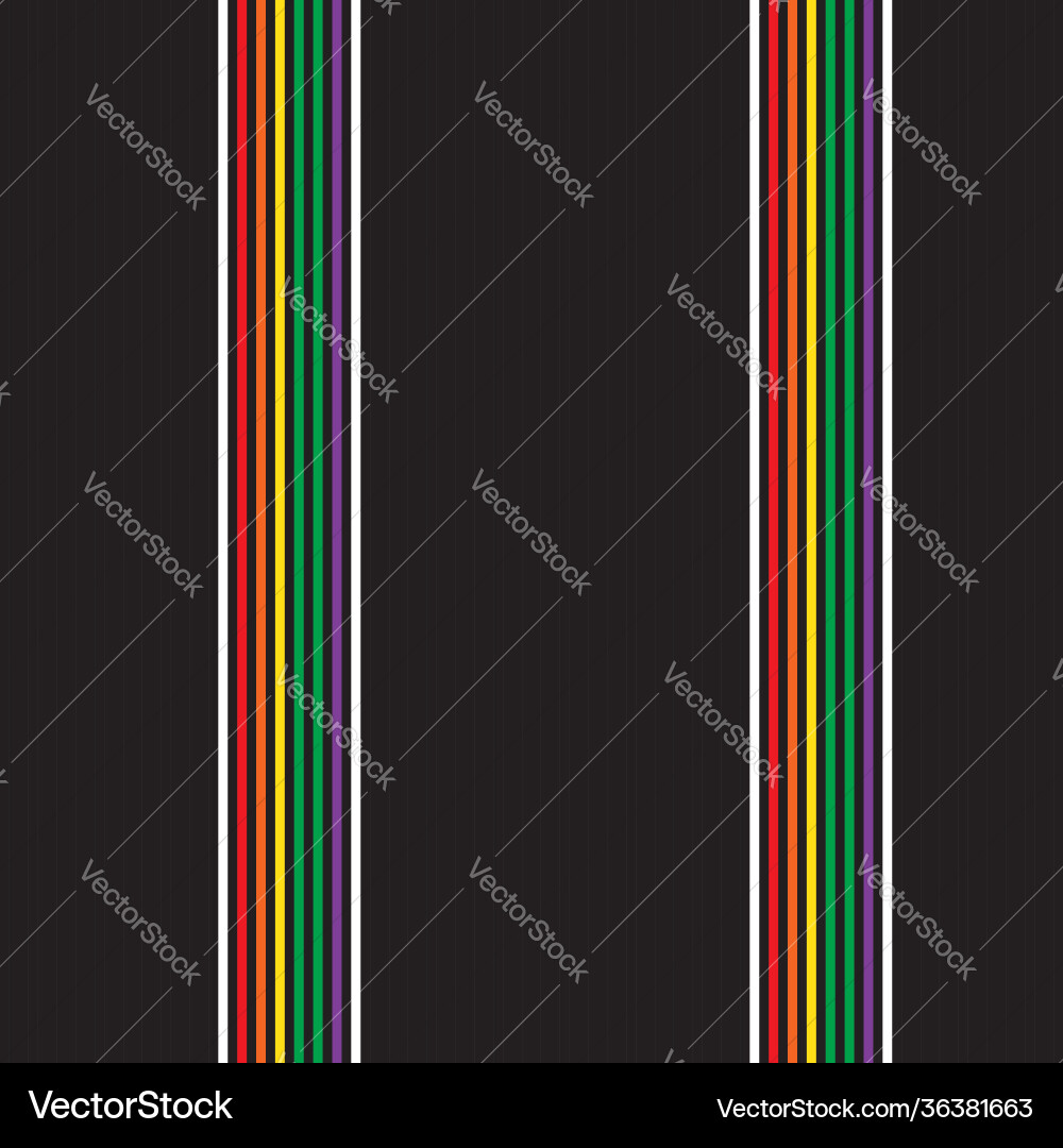 Rainbow stripe seamless pattern background Rainbow stripe seamless pattern background vector image