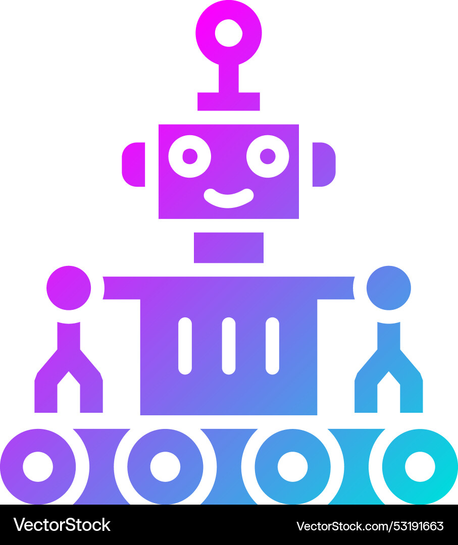 Robot icon design Vector Image