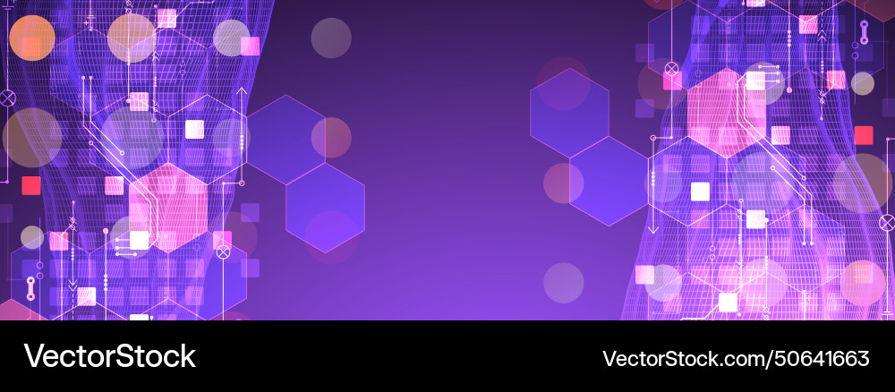 Wireframe big data concept abstract digital Wireframe big data concept abstract digital vector image