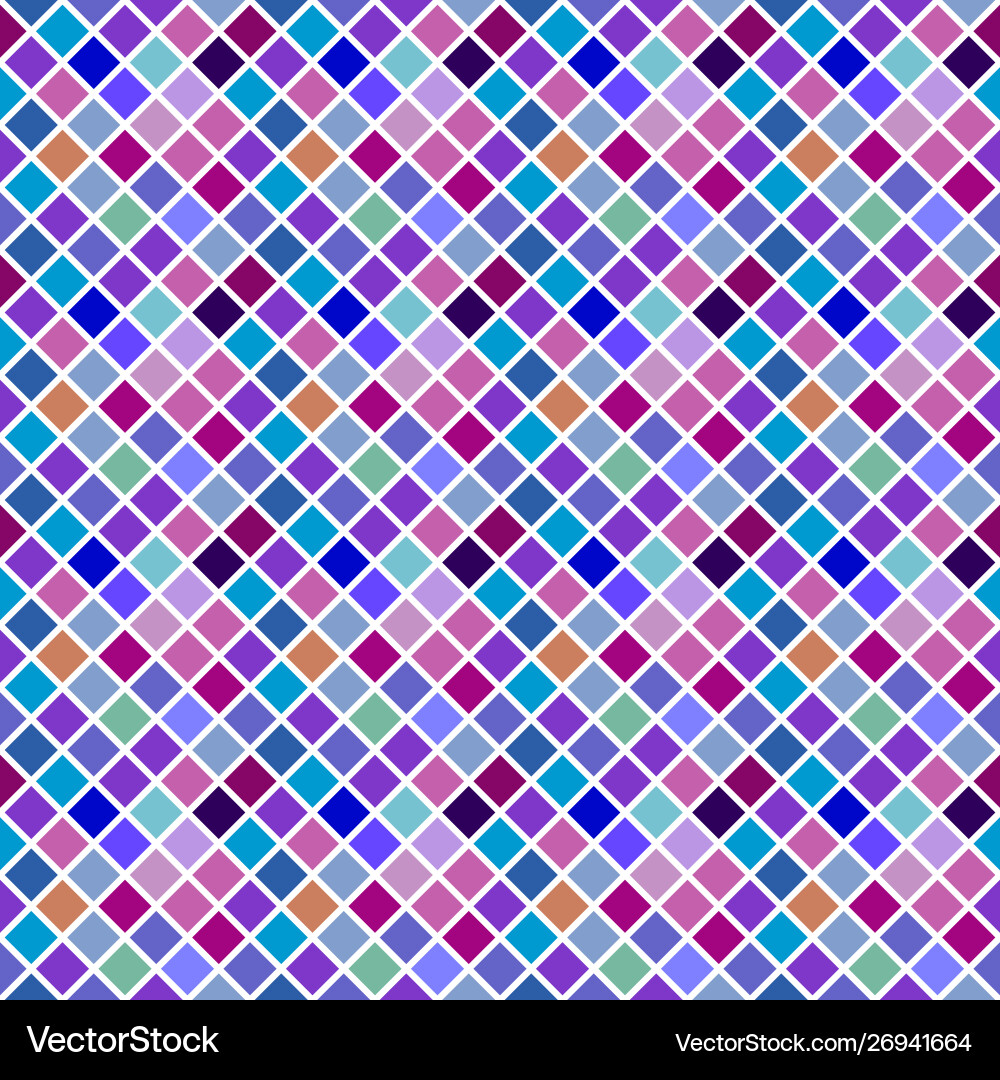 Abstract geometrical seamless square pattern vector image