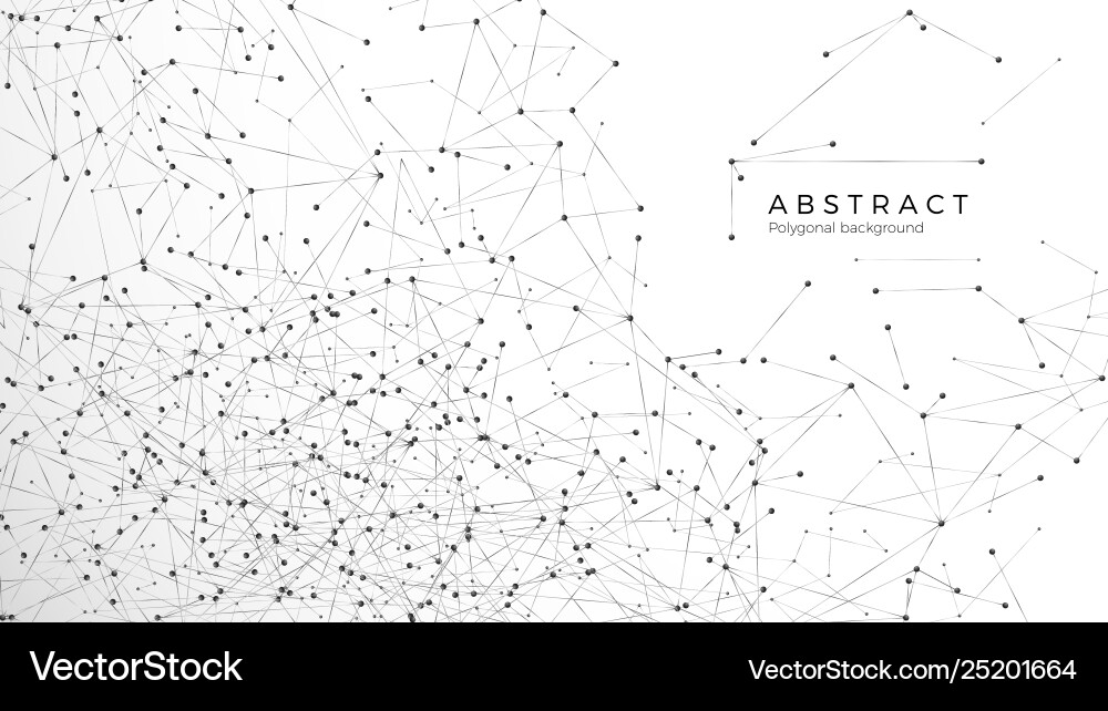 Complex Particle Network vector image