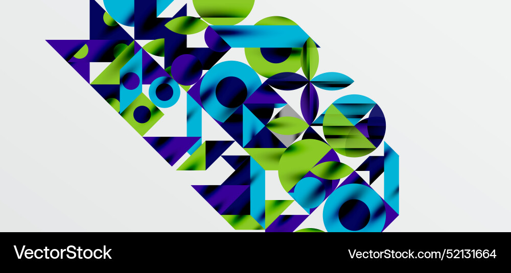 Geometric neo patterns abstract background Vector Image