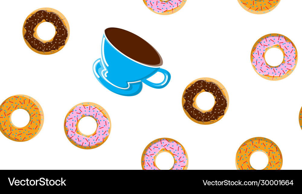Seamless pattern texture from different Vector Image