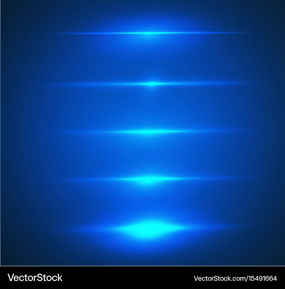 Star on a transparent backgroundlight effect Vector Image