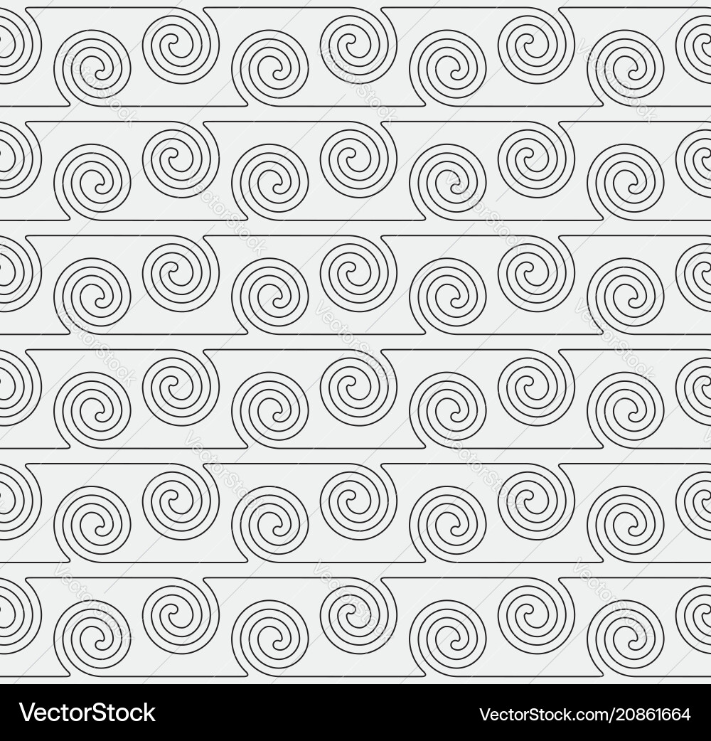 Swirl Geometric Pattern vector image