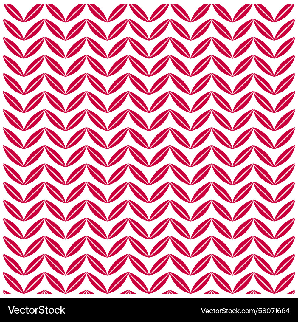 Zigzag Leaf Pattern Vector Image