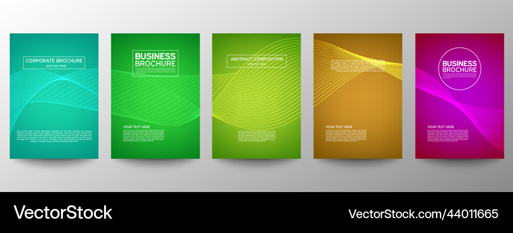 Cover geometric minimal set abstract line pattern Cover geometric minimal set abstract line pattern vector image