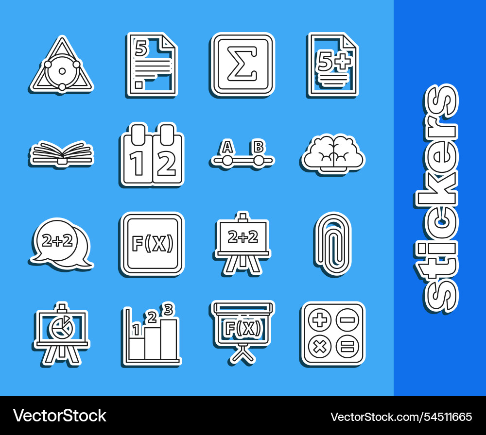 Set line square root graph schedule chart diagram Set line square root graph schedule chart diagram vector image