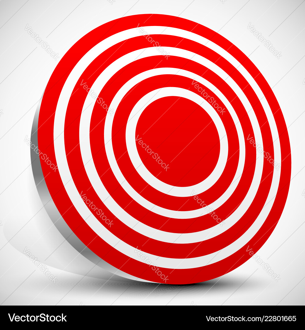 Set of 3d target graphics Set of 3d target graphics vector image