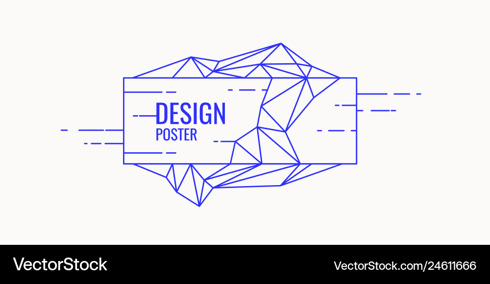 Abstract polygonal objects in the background low Abstract polygonal objects in the background low Vector Image