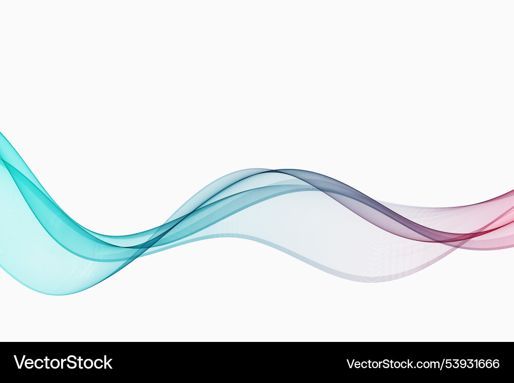 Abstract wave design element a flow of curved Abstract wave design element a flow of curved vector image
