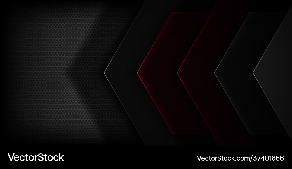 Black abstract background with overlapping Black abstract background with overlapping vector image