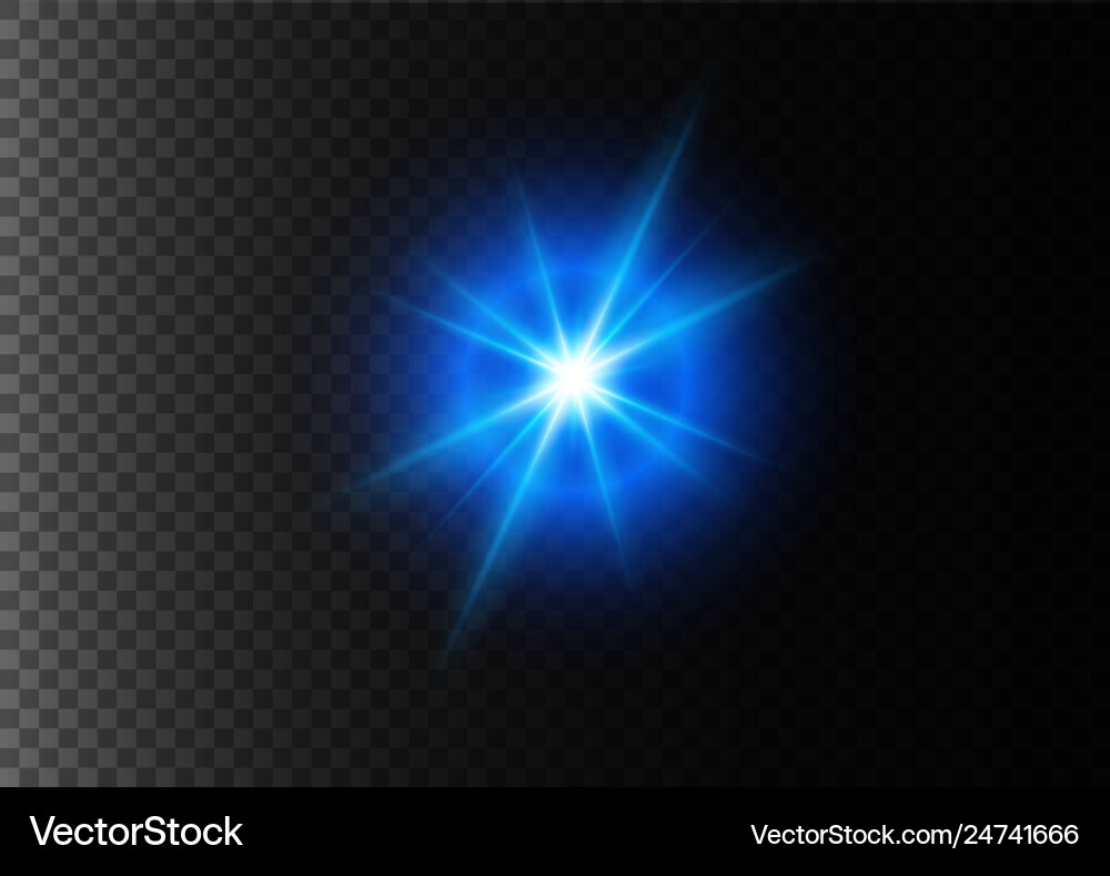 Exploding Light Burst vector image