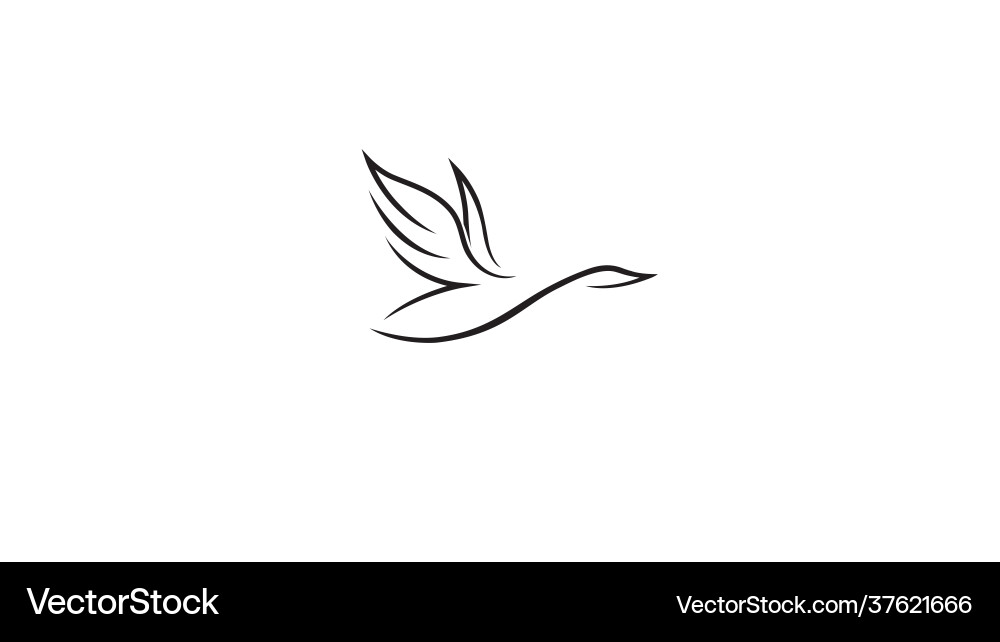 Kreative blaue Schwan Logo Symbol Design Kreative blaue Schwan Logo Symbol Design vektorbild