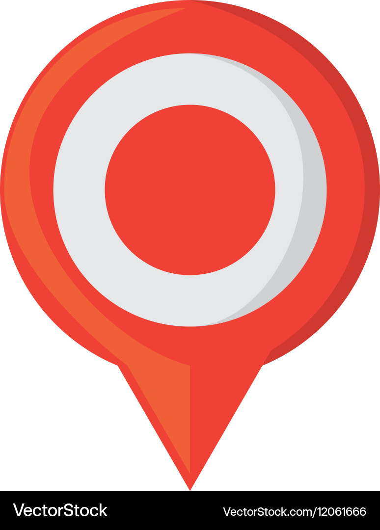 Pin map pointer gps location Vector Image