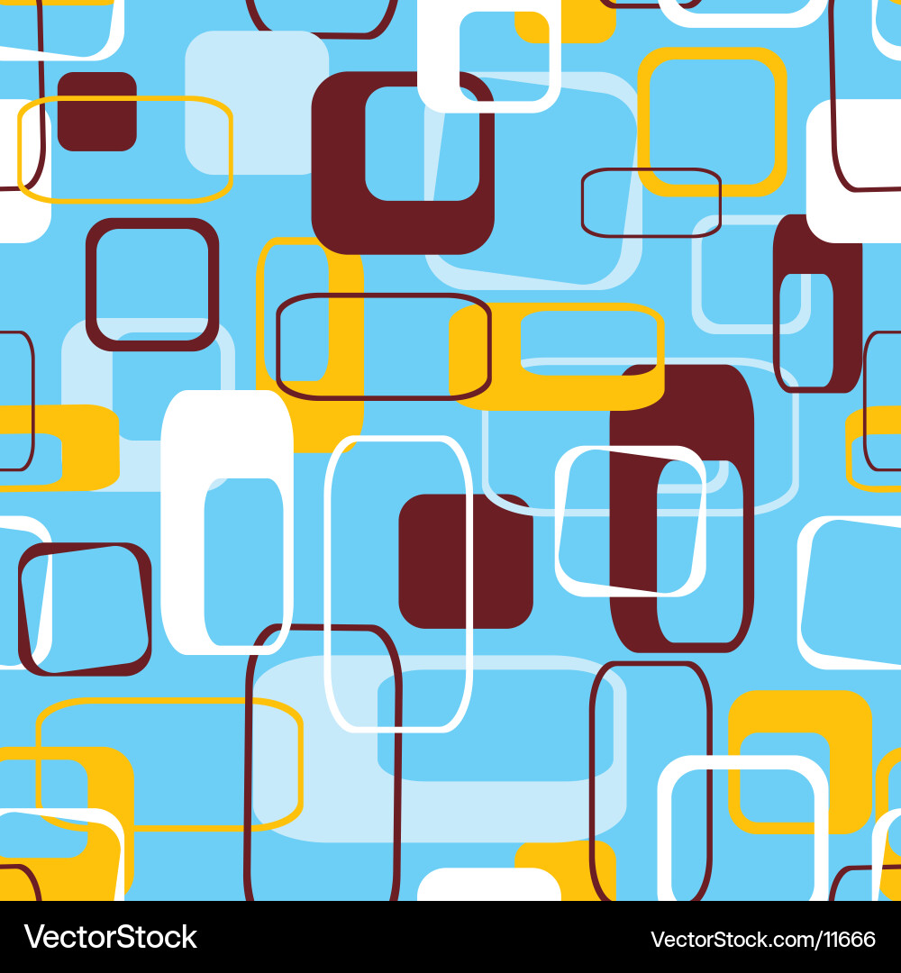 Retro Pattern Tile vector image