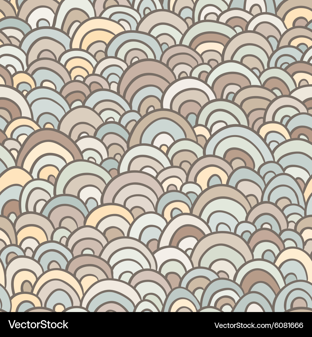 Seamless pattern waves Vector Image