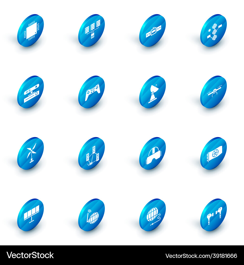 Set server data web hosting smartwatch dna Set server data web hosting smartwatch dna vector image