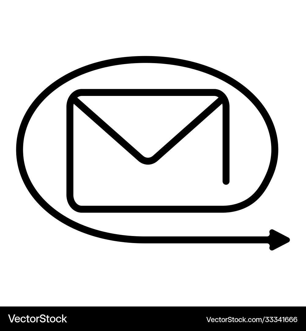 Symbol icon forwarding messages redirection Symbol icon forwarding messages redirection vector image
