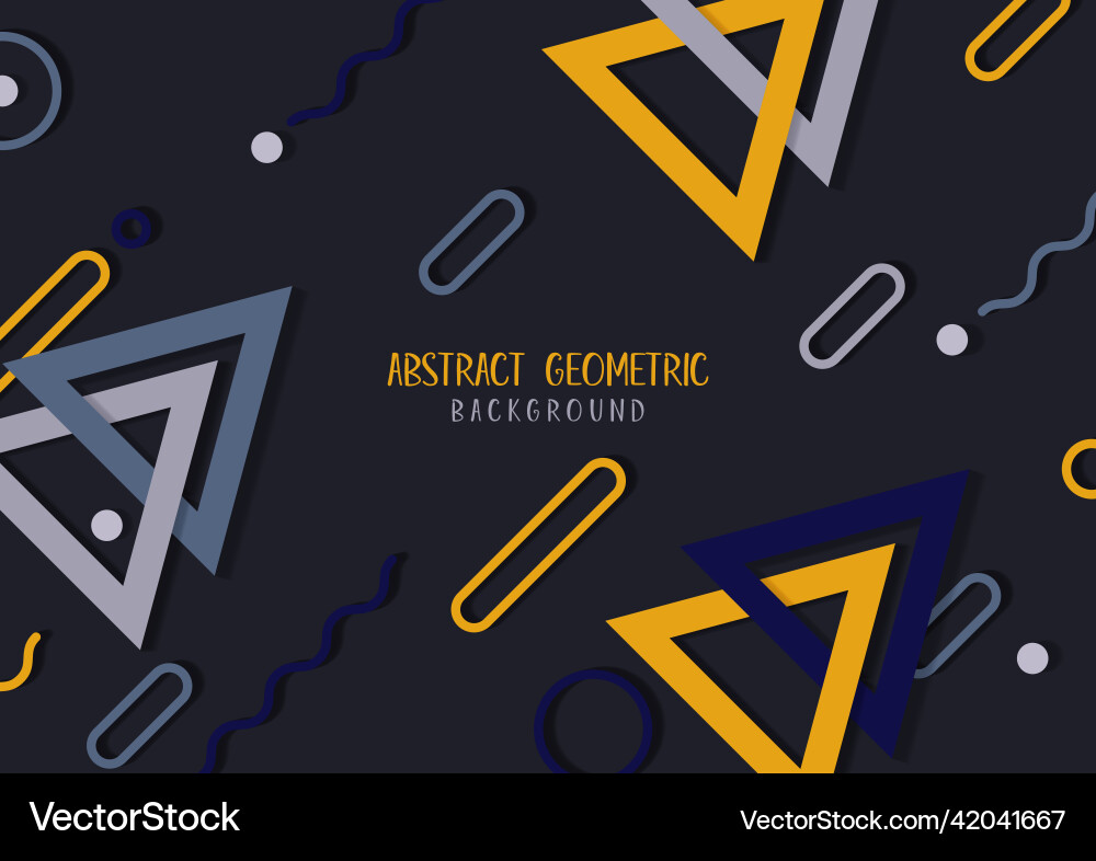 Abstract geometric template pattern design Abstract geometric template pattern design vector image