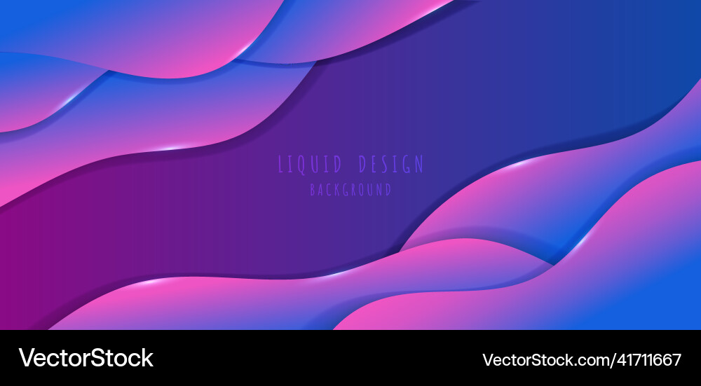 Abstract gradient colorful liquid template design Abstract gradient colorful liquid template design vector image