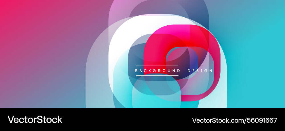 Circular abstract design with overlapping Circular abstract design with overlapping Vector Image