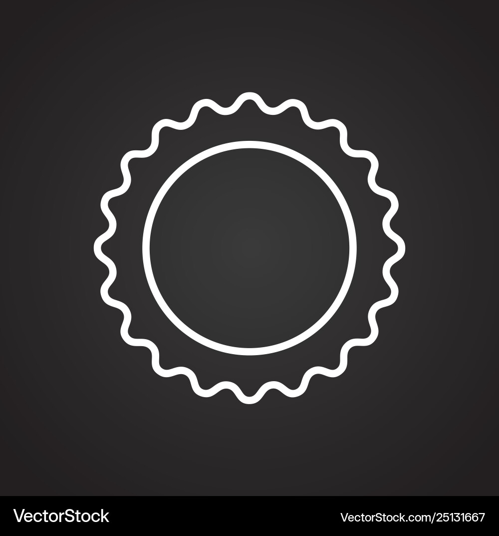 Frame icon on background for graphic and web Frame icon on background for graphic and web Vector Image