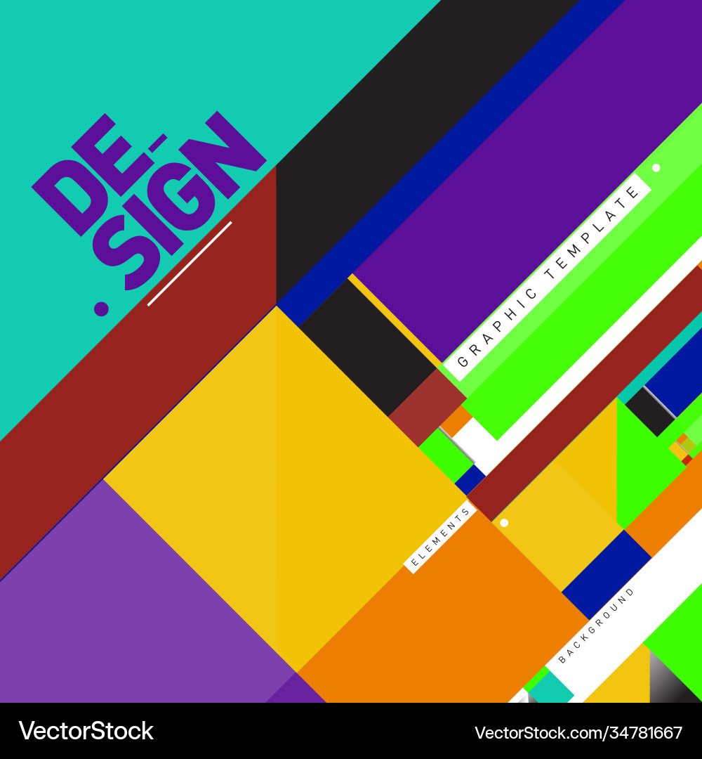 Modern colorful background material design Modern colorful background material design vector image