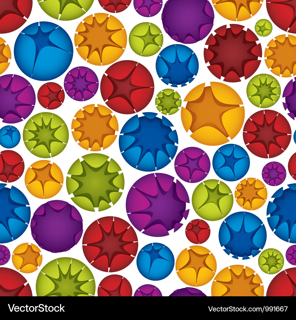 Spheres seamless pattern Vector Image