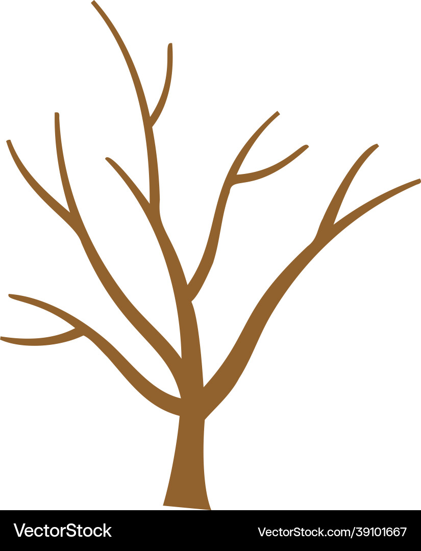 Tree branch icon design template Tree branch icon design template vector image