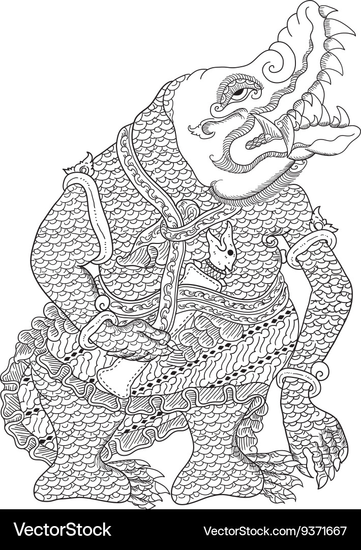Wilkataksini vector image