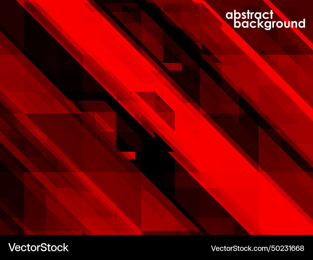 Abstract background of geometric overlap vector image