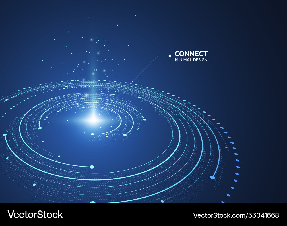 Abstract technology background with big data Abstract technology background with big data vector image