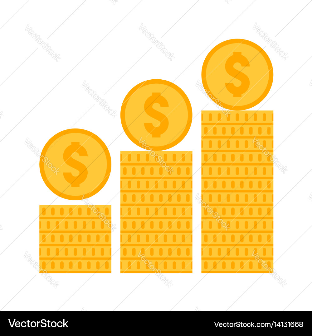 Bar Chart Icon - Data Visualization vector image