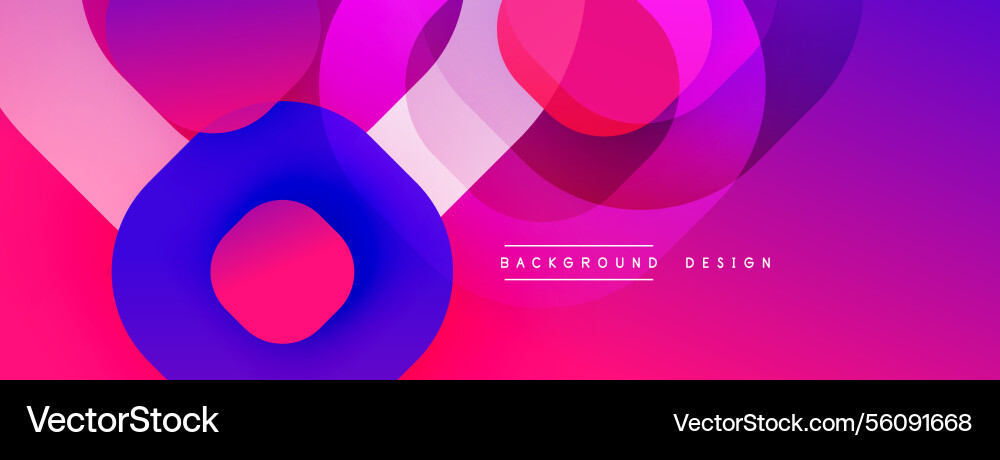 Circular abstract design with overlapping Circular abstract design with overlapping vector image