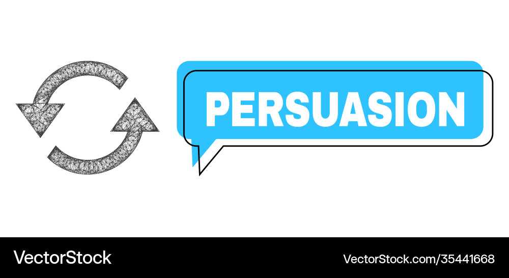 Misplaced persuasion message cloud and net refresh Misplaced persuasion message cloud and net refresh vector image