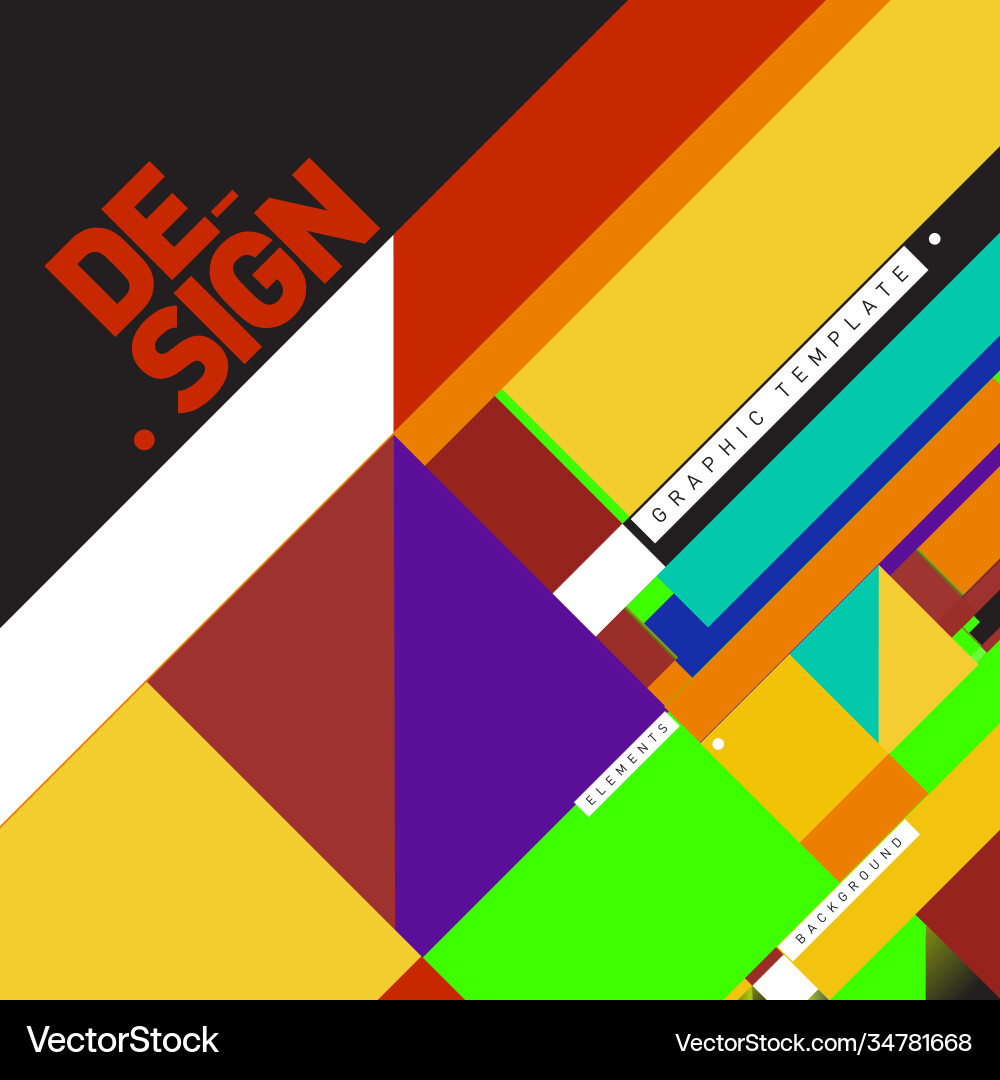Modern colorful background material design Vector Image