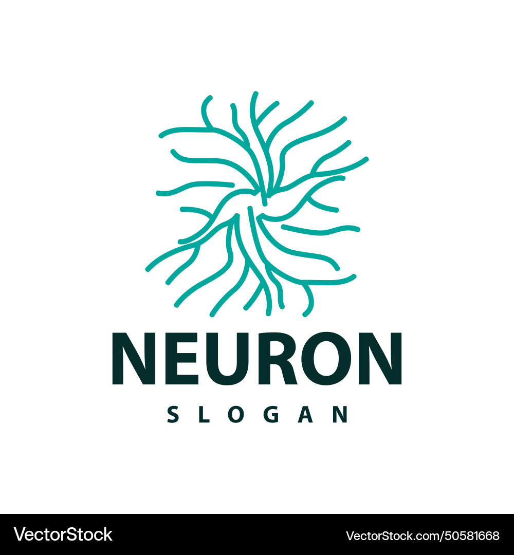 Neuron logo simple design network cel technology Neuron logo simple design network cel technology Vector Image