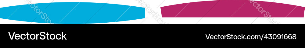 Rectangle banner plaque button shape with distort Rectangle banner plaque button shape with distort vector image