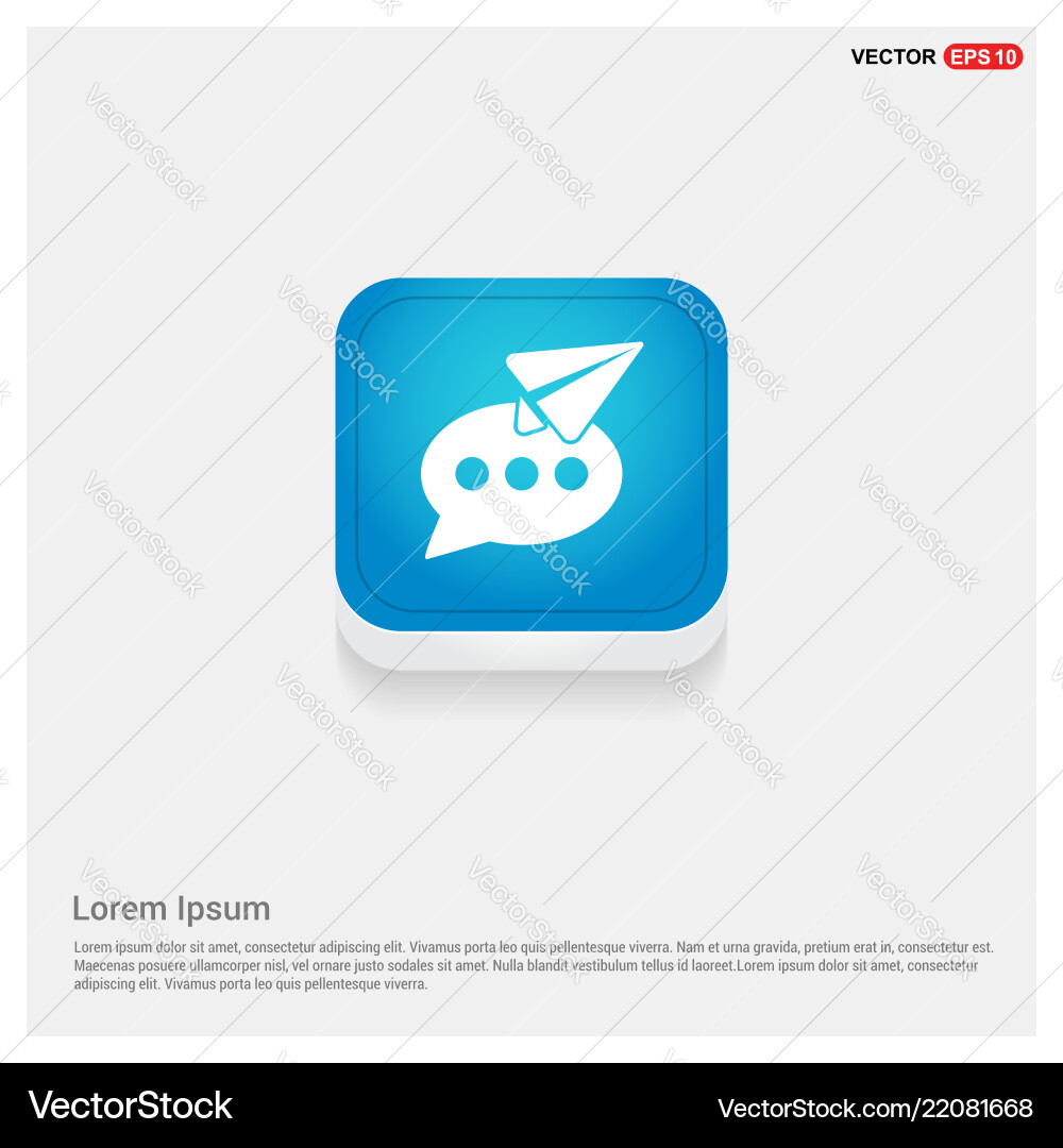 Send message icon Vector Image