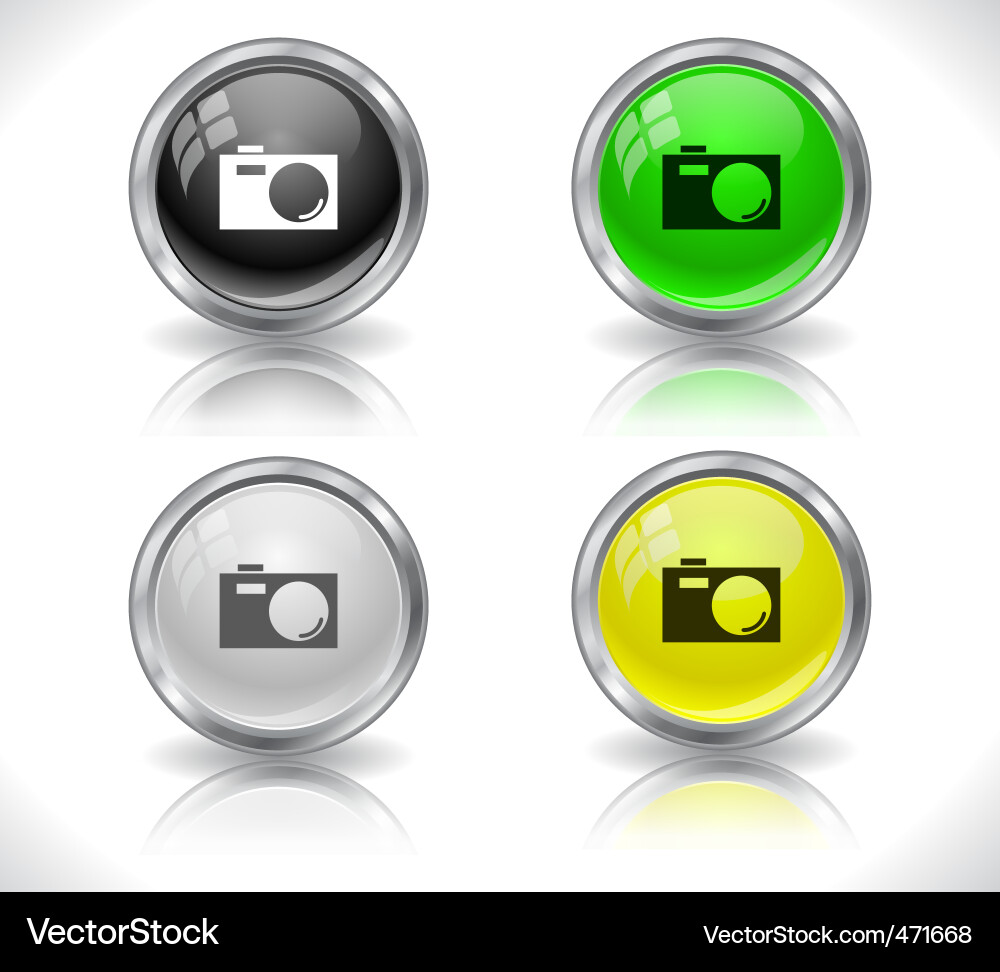 Website buttons vector image