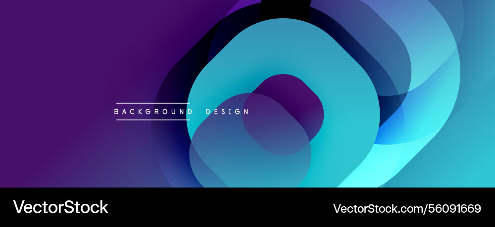Abstract background with layered translucent Vector Image