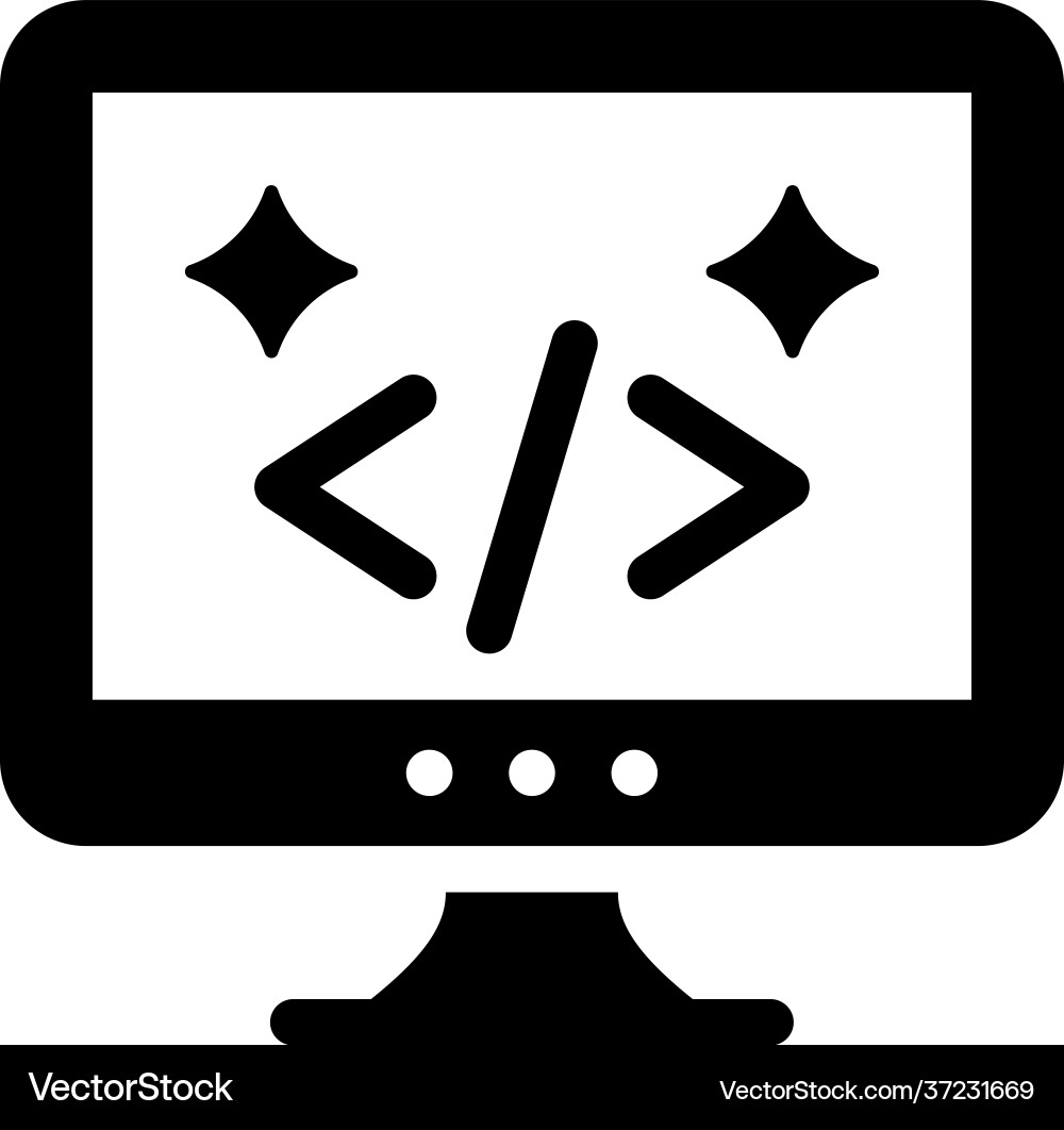 Computer programming Vector Image