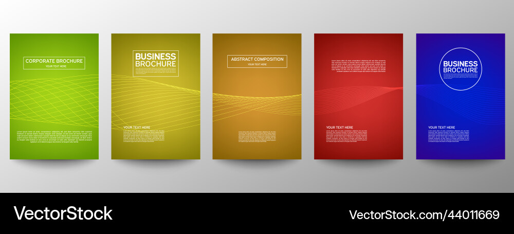 Cover geometric minimal set abstract line pattern Cover geometric minimal set abstract line pattern Vector Image